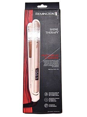 REMINGTON | Shine Therapy Hair Straightener Flat Iron 1 inch
